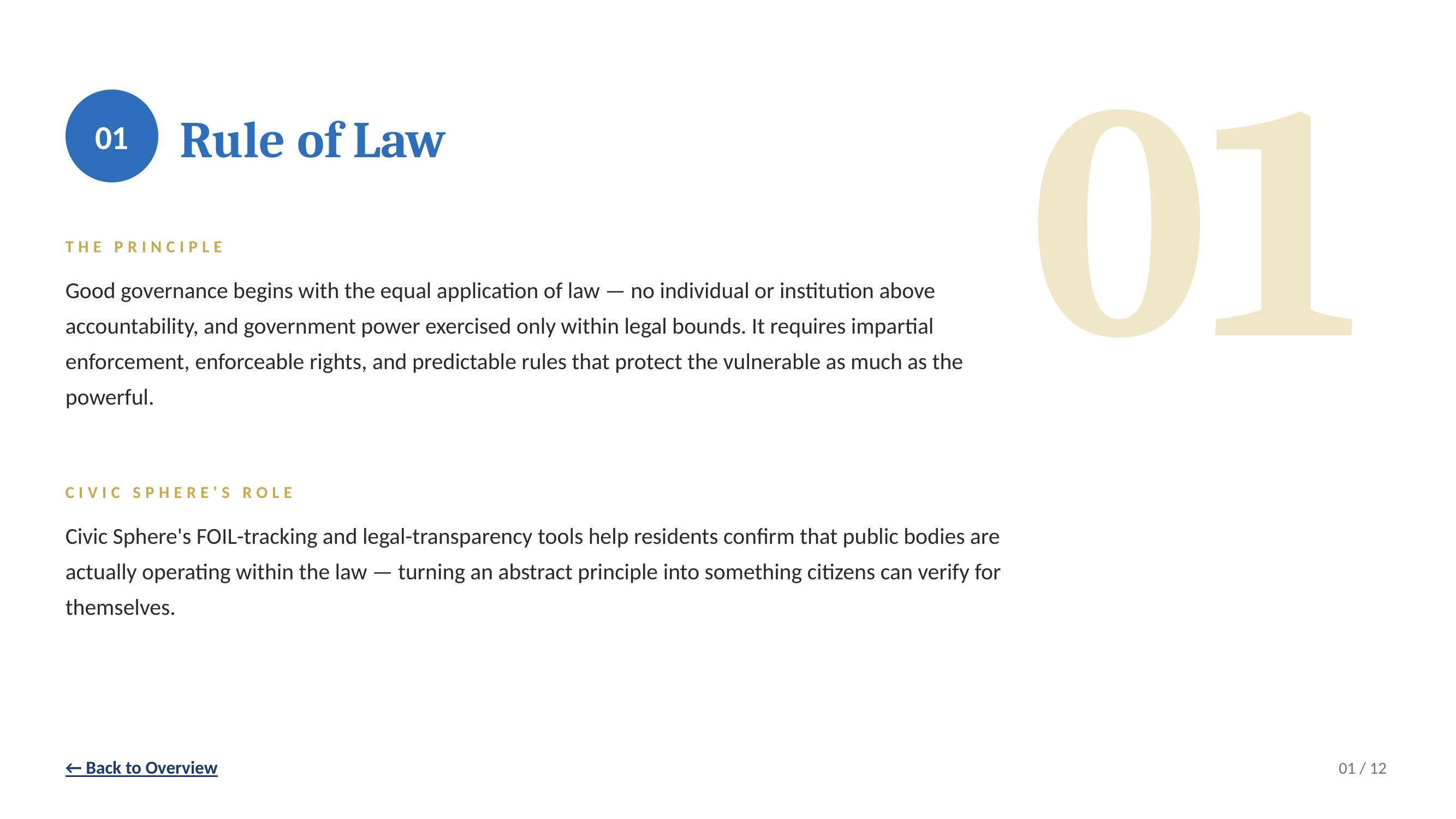 Rule of Law