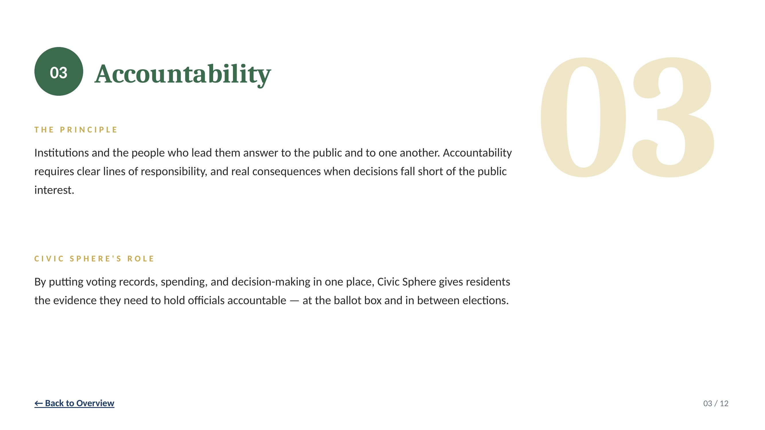 Accountability