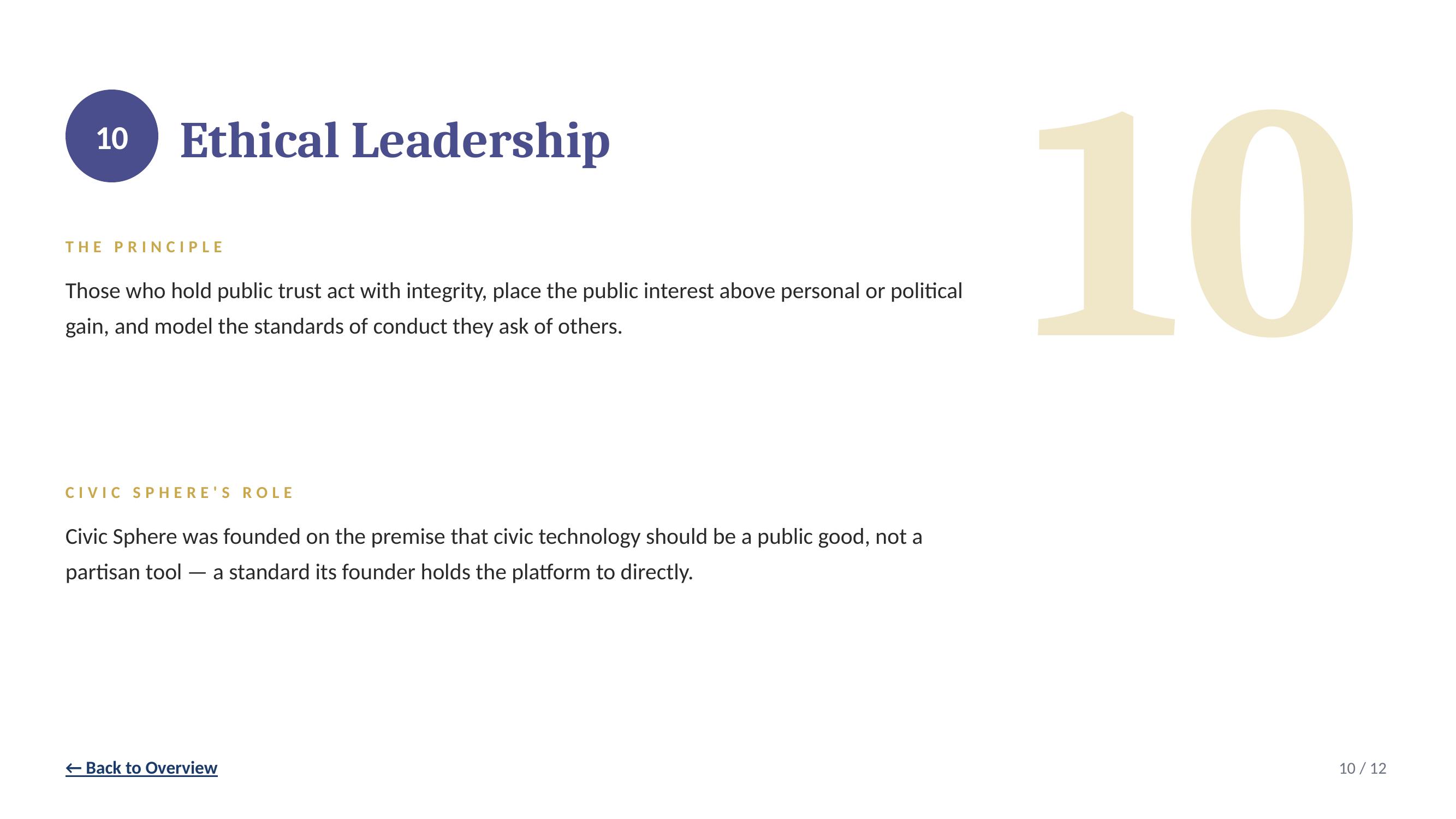 Ethical Leadership