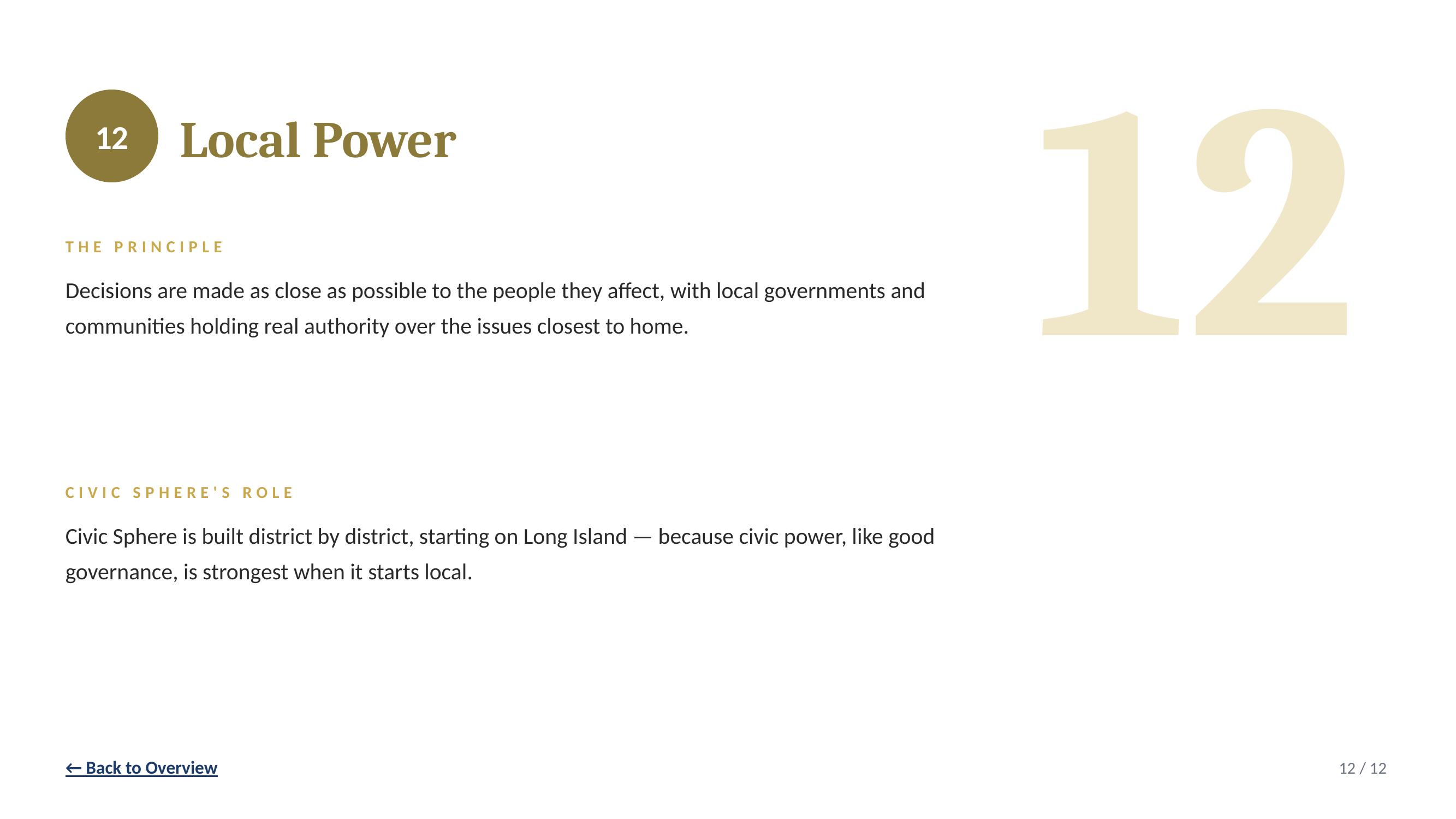 Local Power